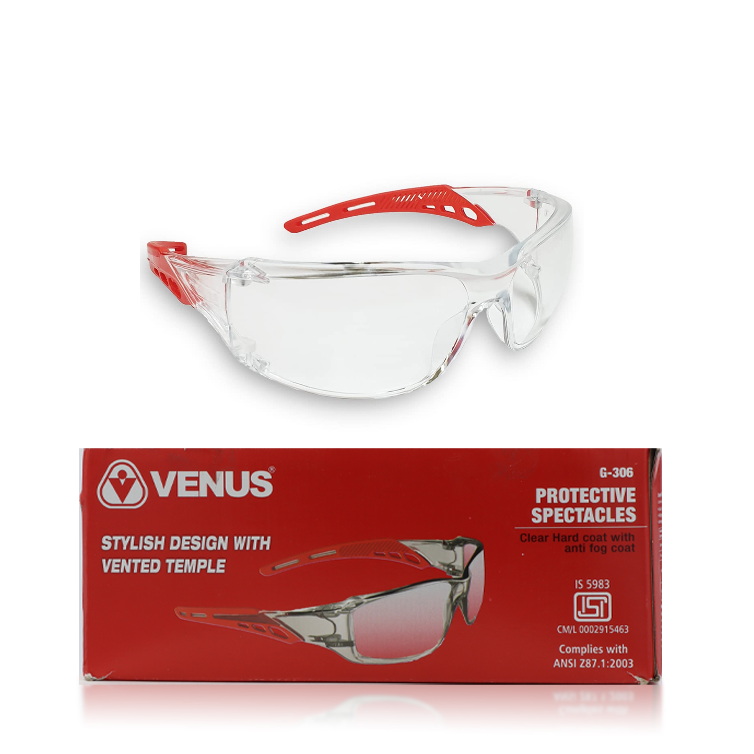 Venus -G306 Goggle Red 4